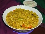 Soya Beans Pulao Recipe - Quick Pressure Cooker Pulao