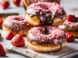 Bomboloni di Nutella con Cuore di Fragola