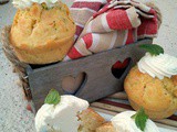 Cupcake di zucchine con crema al formaggio