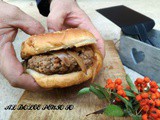 Panino con hamburger salisbury