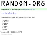 And the winner of the Kimono Tango bag is