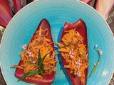 Banana blossom and carrot salad