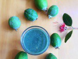 Feijoa and Spirulina smoothie