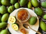 Feijoa jam... is like guava paste