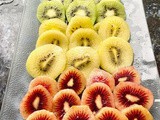 Kiwi fruit: green, gold and ruby red