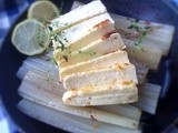 Lemon and Thyme Halloumi with Chards