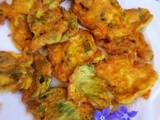 Parmesan and Borage fritters: four ingredients, gluten free