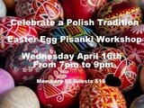 Polish Easter Egg Workshop Wednesday 16 April and the recipe of the day: Gluten free and vegan vermicelli with baby corn and Chinese mushrooms
