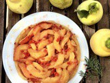 Quince and kahikatea berry tart