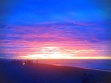 Sunset in Hokitika, and Happy New Year
