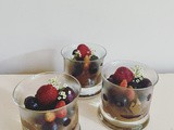 Vegan and sugar free chocolate mousse