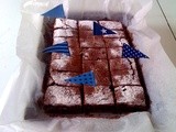 Vegan chocolate brownie... and remember Sweet New Zealand, 3 days to go
