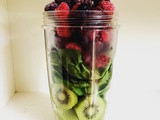 Vitamin smoothie: Kiwi, spinach and berries - and a few of my favourite things right now