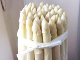 White asparagus carpaccio - carpaccio di asparagi bianchi