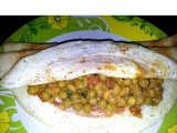 Green Peas Masala Dosa