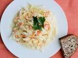 Kenyan Creamy Coleslaw Salad