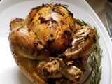 Roasted Chicken with Garlic Butter and Vegetables