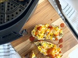 Air Fryer Breakfast Potato Skins