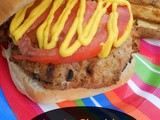 Apple Cheddar Turkey Burgers