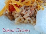 Baked Chicken Burritos {Freezer Friendly!}