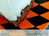 Banana Zucchini Cake with Browned Butter Frosting