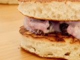 Blueberry Cheesecake Pancake Sandwiches