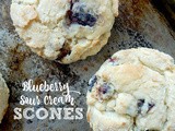 Blueberry Sour Cream Scones