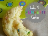 Cake Mix funfetti Cookies