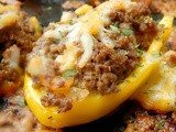 Cheesy Taco Stuffed Mini Peppers