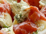 Chicken & Spinach Stuffed Shells