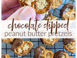 Chocolate Dipped Peanut Butter Pretzels