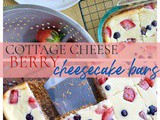 Cottage Cheese Berry Cheesecake Bars