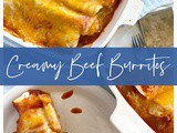 Creamy Beef Burritos