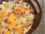 Creamy Ranch Scalloped Potatoes and Ham