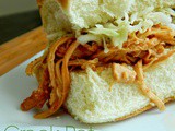 Crock Pot Beer bbq Chicken Sandwiches