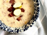 Crockpot Dill Pickle Bacon Cheeseburger Soup