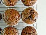 Double Chocolate Banana Muffins