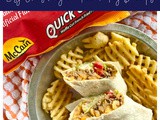 Easy Cheeseburger & French Fry Burritos