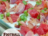 Football Tailgate Guacamole Squares