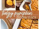 Fudgy Pumpkin Brownies