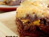 Fudgy Pumpkin Brownies