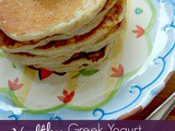 Healthy Greek Yogurt Oatmeal Pancakes