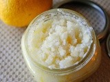 Homemade Lemon Sugar Scrub