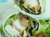 Honey Dijon Crunchy Chicken Wraps