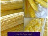 How to Freeze Fresh Sweet Corn