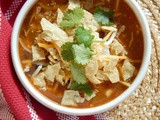 Instant Pot Chicken Enchilada Soup