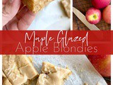 Maple Glazed Apple Blondies