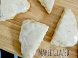 Maple Glazed Pecan Scones