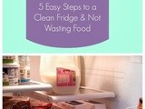 Operation Fridge Clean-Out: 5 Easy Steps to a Clean Fridge & Not Wasting Food