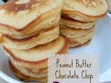 Peanut Butter Chocolate Chip Pancake Dippers